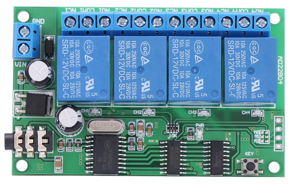 DTMF Control Four Channel Relay Board from PMD Way with free delivery worldwide