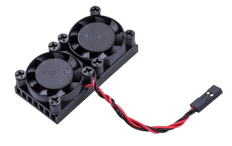 Raspberry Pi 3B 3B+ Dual Fan Heatsink Cooling System from PMD Way with free delivery worldwide