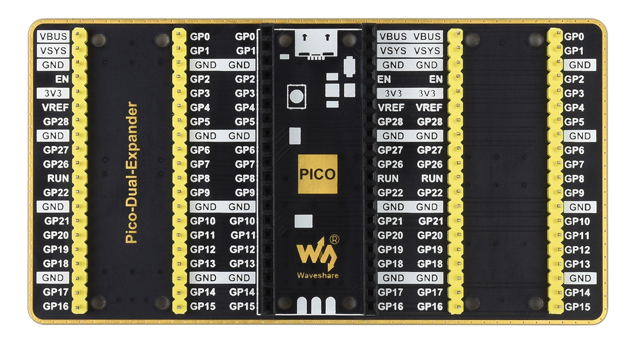 Dual GPIO Expander for Raspberry Pi Pico from PMD Way with free delivery worldwide
