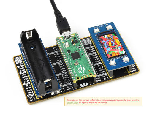 Dual GPIO Expander for Raspberry Pi Pico from PMD Way with free delivery worldwide