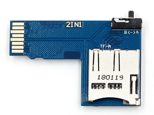 Easily switch between OS using the Dual Memory Card Adapter for Raspberry Pi from PMD Way with free delivery worldwide