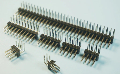 Break-away Dual Row Male Right Angle Header Pins - 100 Pack from PMD Way with free delivery worldwide