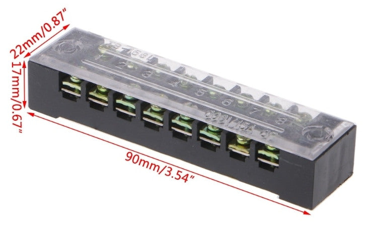 Dual Row 600V Terminal Blocks from PMD Way with free delivery worldwide
