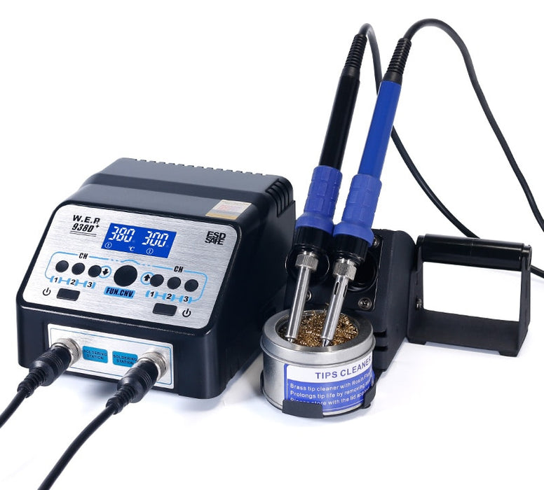 Dual Iron Temperature Control Soldering Station from PMD Way with free delivery worldwide