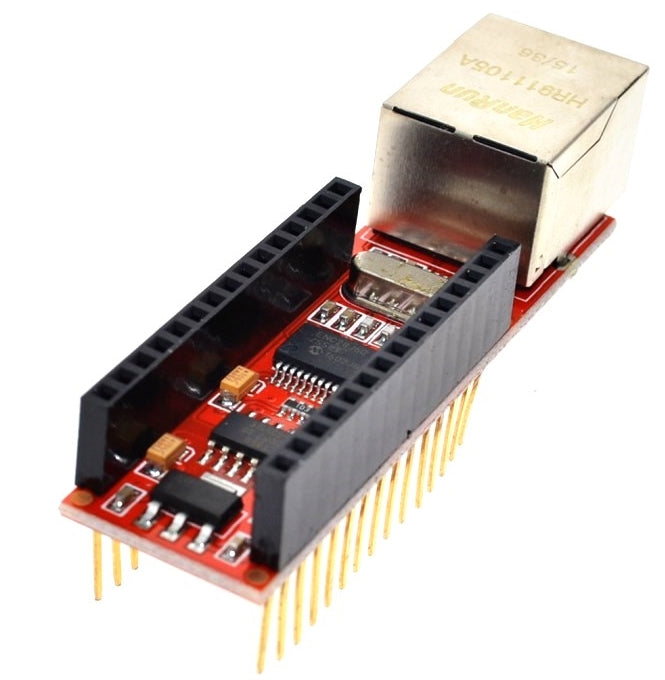 Easily add Ethernet networking to your Arduino Nano with ENC28J60 Ethernet Shield for Arduino Nano from PMD Way with free delivery, worldwide