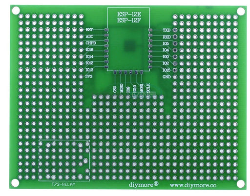 Double Sided Prototype PCB ESP8266 ESP-12E ESP-12F ESP32 ESP-32S in packs of five from PMD Way with free delivery worldwide