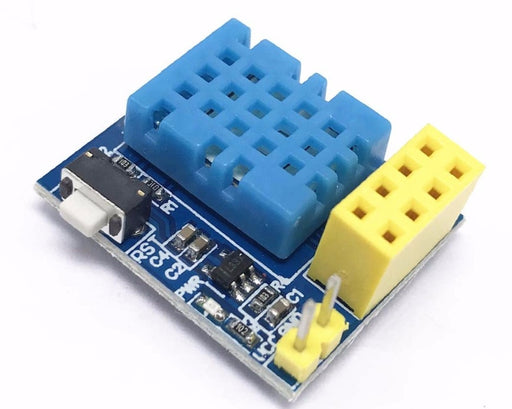 ESP8266 ESP01S DHT11 Temperature Humidity Sensor Boards in packs of ten from PMD Way with free delivery worldwide