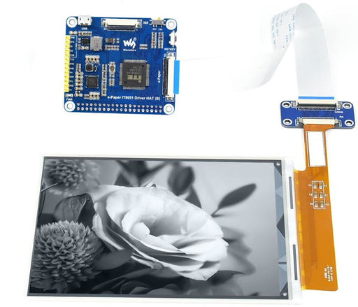 6" 1448x1072 High Resolution Fast ePaper Display for Raspberry Pi