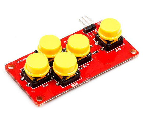 Five Button Gaming Style Analog Output Breakout Board for Arduino, Raspberry Pi and more from PMD Way with free delivery worldwide