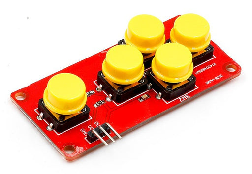 Five Button Gaming Style Analog Output Breakout Board for Arduino, Raspberry Pi and more from PMD Way with free delivery worldwide