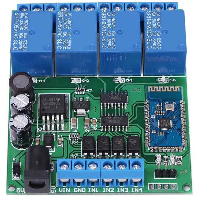 Relay Module With Bluetooth And Arduino Four Channel Bluetooth Relay Module — PMD Way
