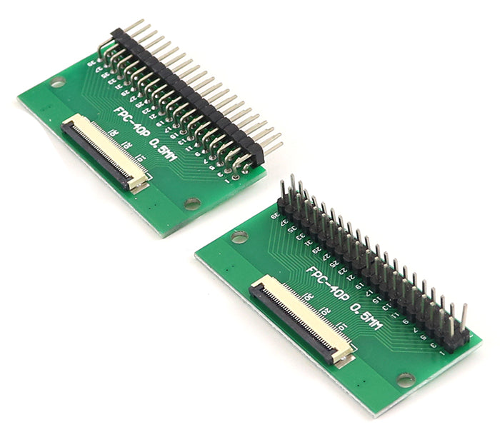 0.5mm FFC FPC to Inline Pin Header Breakout Boards from PMD Way with free delivery worldwide
