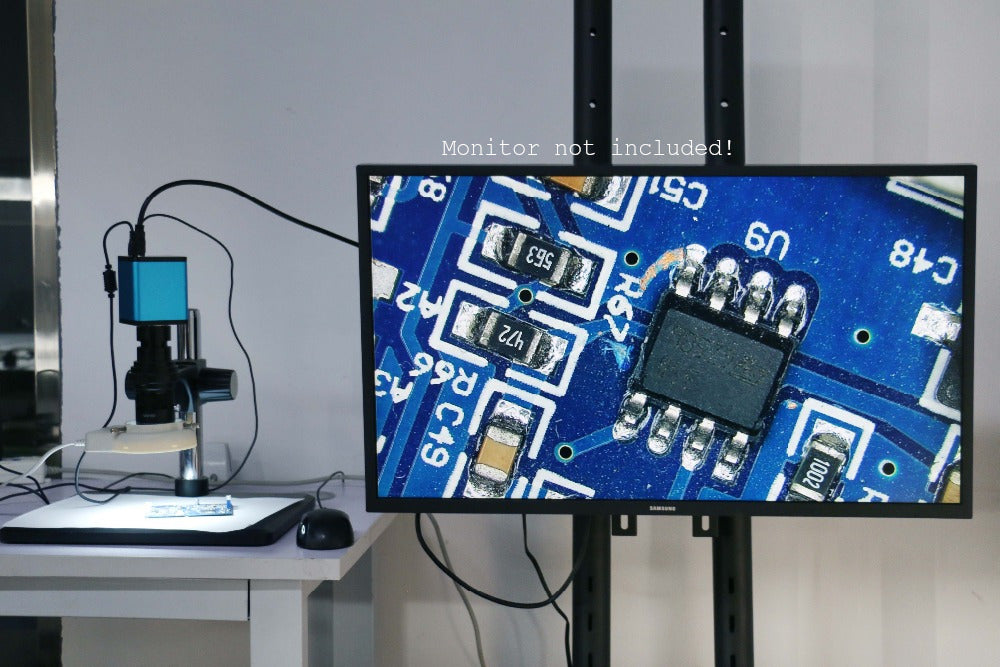 Full HD Industrial Measuring Microscope Camera using SONY camera with optional 10.1" Display from PMD Way with free delivery worldwide