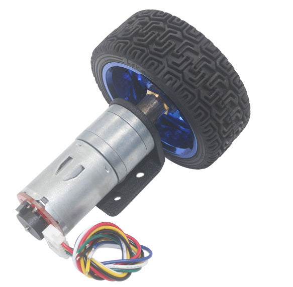 Gear Motor with Encoder and Matching Wheel from PMD Way with free delivery worldwide