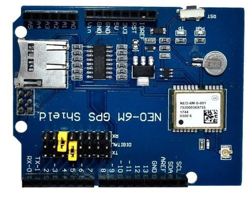 Receive and log GPS position data with the Neo-6M GPS Shield for Arduino from PMD Way - with free delivery, worldwide