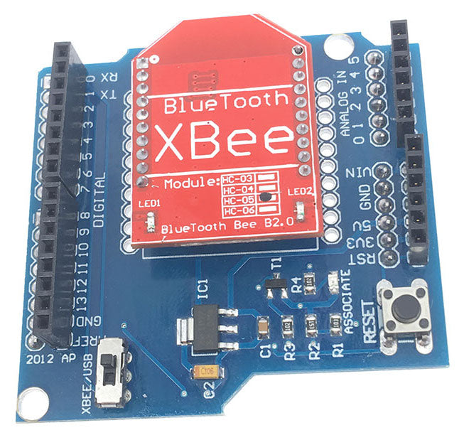 Enable Bluetooth communication with your Arduino using the HC05 Bluetooth Shield for Arduino from PMD Way with free delivery, worldwide