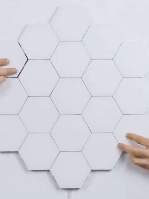 Honeycomb Hexagonal Touch Wall Lamps