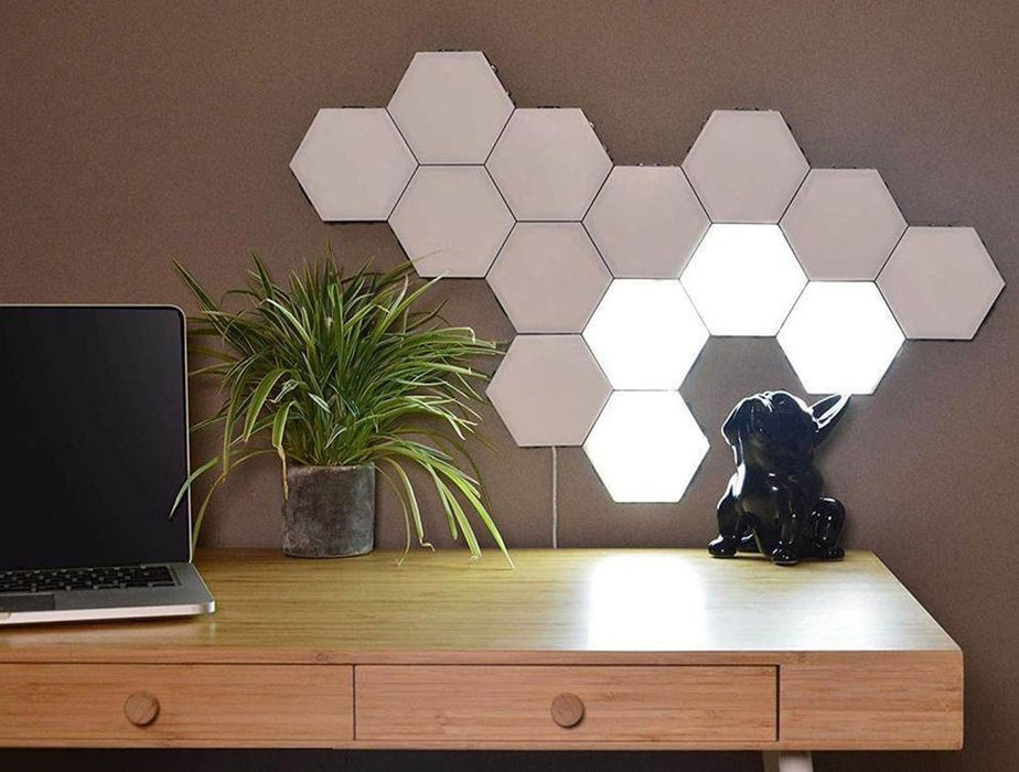 Beautiful Helios style Honeycomb Hexagonal Touch Wall Lamps from PMD Way with free delivery worldwide