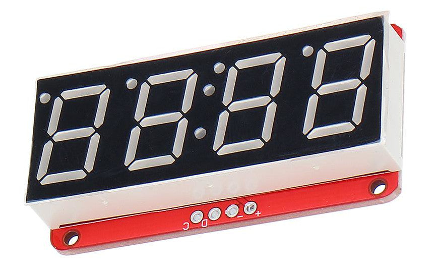 HT16K33 0.56" Four Digit Red LED Clock Display Module from PMD Way with free delivery worldwide