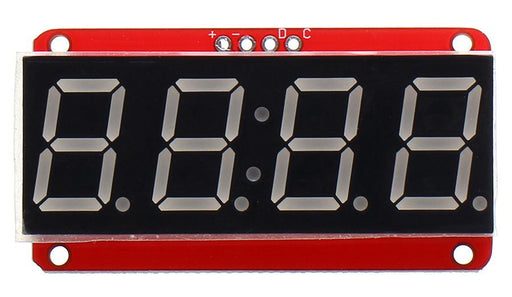HT16K33 0.56" Four Digit Red LED Clock Display Module from PMD Way with free delivery worldwide