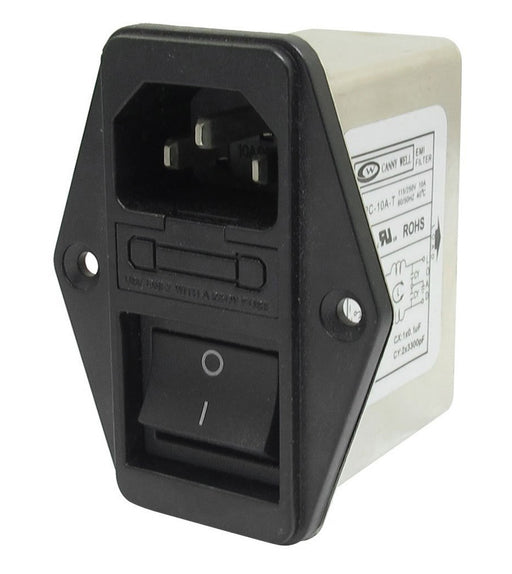 Switched IEC Socket with EMI Filter and Fuse Holder from PMD Way with free delivery worldwide