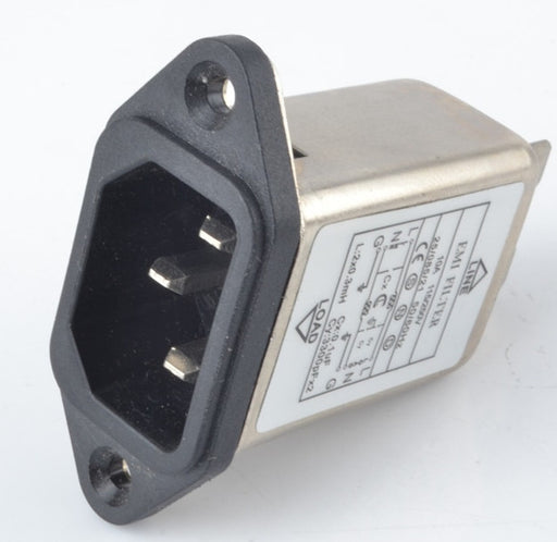 Compact IEC 320 C14 Male Socket with EMI filter from PMD Way with free delivery worldwide