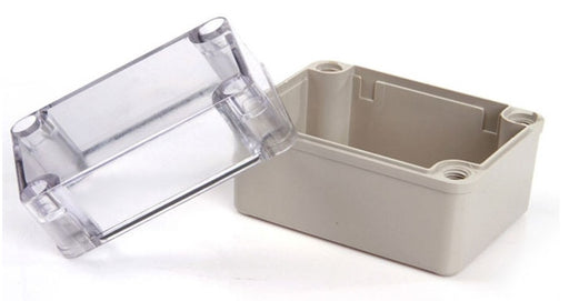 Plastic IP68 Waterproof Enclosure with Clear Cover 110 x 80 x 45mm from PMD Way with free delivery worldwide