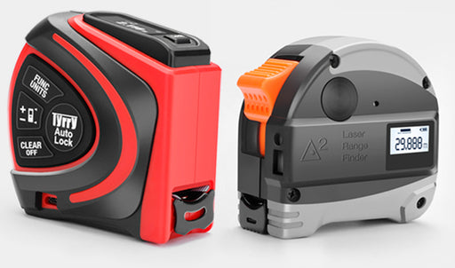 Two in One - Laser Range Distance Sensor and Tape Measure from PMD Way with free delivery worldwide