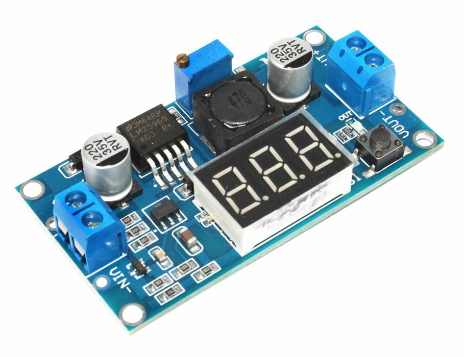 LM2596-compatible DC DC Buck Converter with Display - 40 to 1.25V - 10 Pack from PMD Way with free delivery worldwide