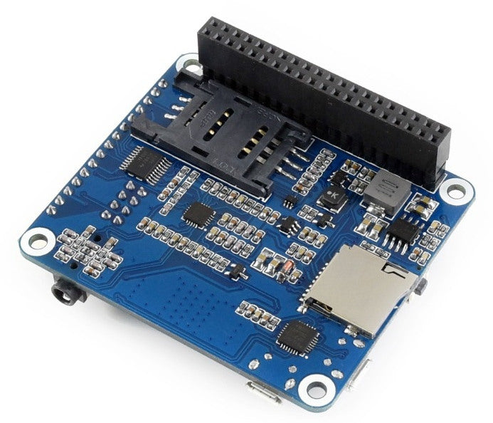 Sim7600 Hat Raspi Power Source SIM7600 LTE 4G/3G/2G/GSM/GPRS/GNSS HAT for Raspberry Pi — PMD Way