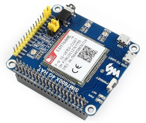 LTE 4G/3G/2G/GSM/GPRS/GNSS HAT for Raspberry Pi from PMD Way with free delivery worldwide