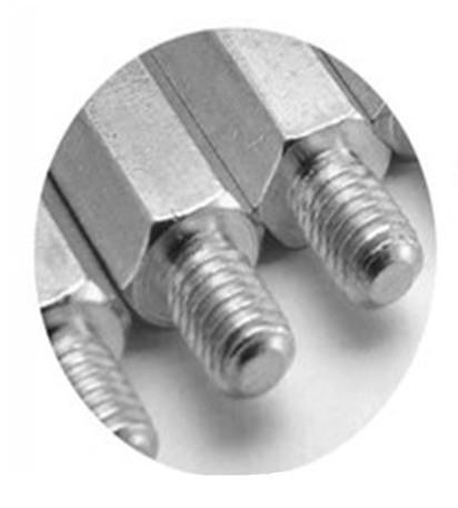 Nickel Plated M4 Standoffs - Male to Female - 50 Pack from PMD Way with free delivery worldwide