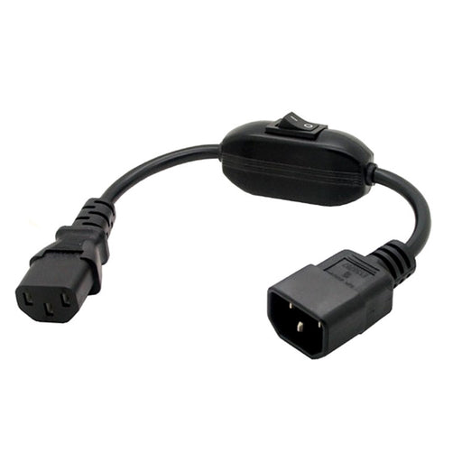 Useful Male to Female Switched 3-Pin IEC Extension Cable from PMD Way with free deliveru worldwide