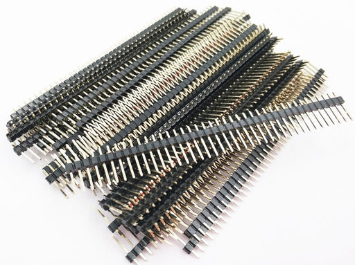 Break-away 40x1 Male Header Pins - 100 Pack from PMD Way with free delivery worldwide