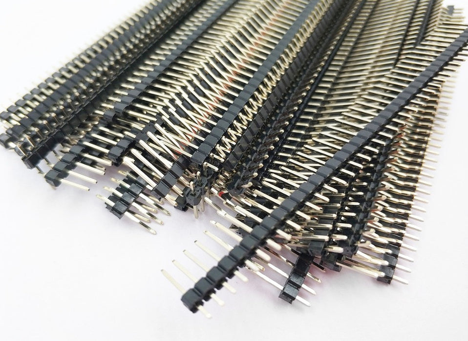 Break-away 40x1 Male Header Pins - 100 Pack from PMD Way with free delivery worldwide
