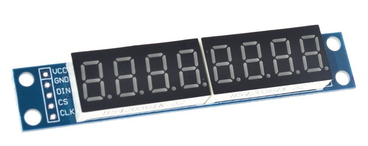 8 Digit 7 Segment Numerical Display with MAX7219 — PMD Way