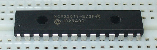 Microchip MCP23017 16-bit I2C Port Expander IC in twin packs from PMD Way with free delivery worldwide