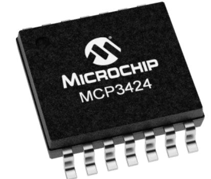 MCP3424 18-Bit ADC-4 Channel with Programmable Gain Amplifier ICs from PMD Way with free delivery worldwide