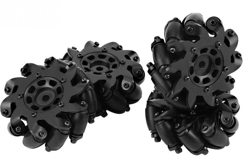 Omnidirectional Mecanum Wheels - Four Pack from PMD Way with free delivery worldwide