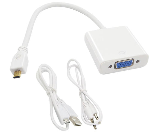 Use your Raspberry Pi 4 Model B with VGA monitors using the Micro HDMI to VGA Socket Adaptor from PMD Way with free delivery worldwide