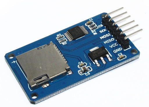 Read and write data to microSD cards using our microSD card Breakout Board from PMD Way with free delivery worldwide