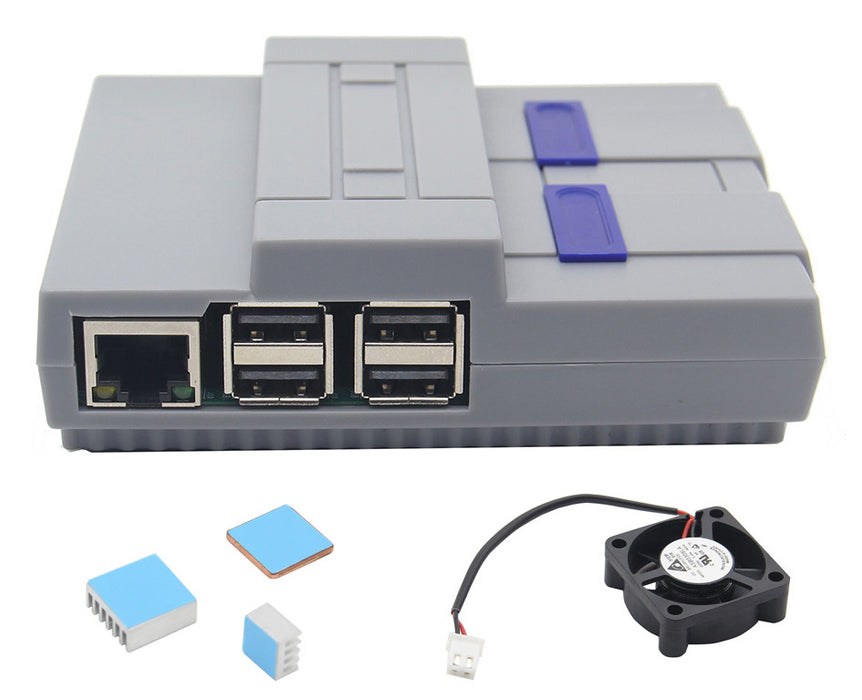 Mini NES-style Raspberry Pi 3B+ Enclosure and Cooling from PMD Way iwith free delivery worldwide