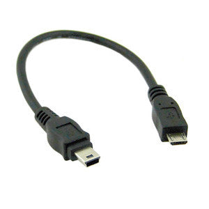 Quality Mini USB Male Plug to Micro USB Male Plug Cable from PMD Way with free delivery worldwide