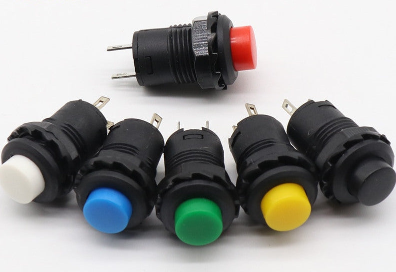 12mm Latching Pushbutton - Various Colors - Ten Pack — PMD Way
