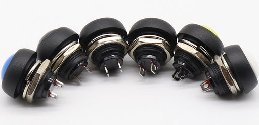 12mm Momentary Dome Pushbuttons in packs of six from PMD Way with free delivery worldwide