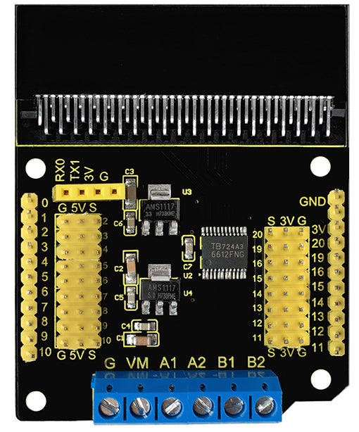 Easy motor control with the Motor Driver Board for BBC micro:bit from PMD Way with free delivery, worldwide