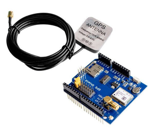 Receive and log GPS position data with the Neo-6M GPS Shield with active antenna for Arduino from PMD Way, with free delivery worldwide