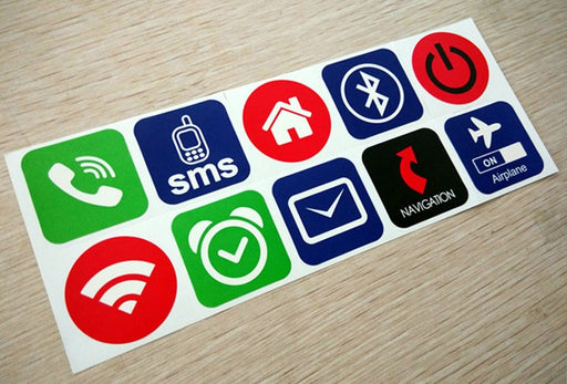 NFC Smart Stickers NTAG213 13.56MHz - Ten Pack from PMD Way with free delivery worldwide