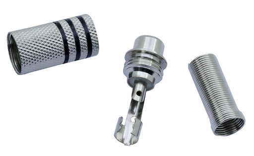 Nickel-Plated Metal Spring RCA Sockets - 10 Pack from PMD Way with free delivery worldwide