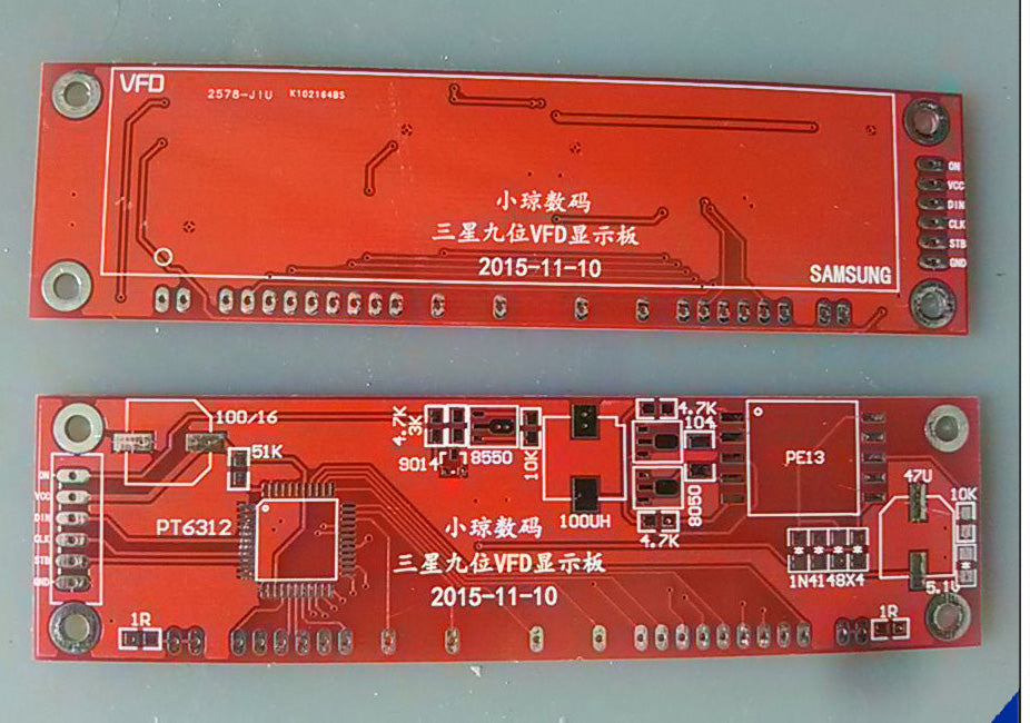 9 Digit 7 Segment VFD with Serial Interface SMD KIT from PMD Way with free delivery worldwide